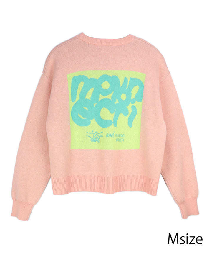 STICKER LOGO KNIT PULLOVER