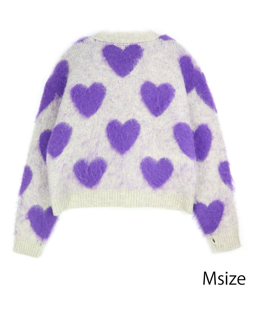 LOVE BOMB BRUSHED KINT CARDIGAN