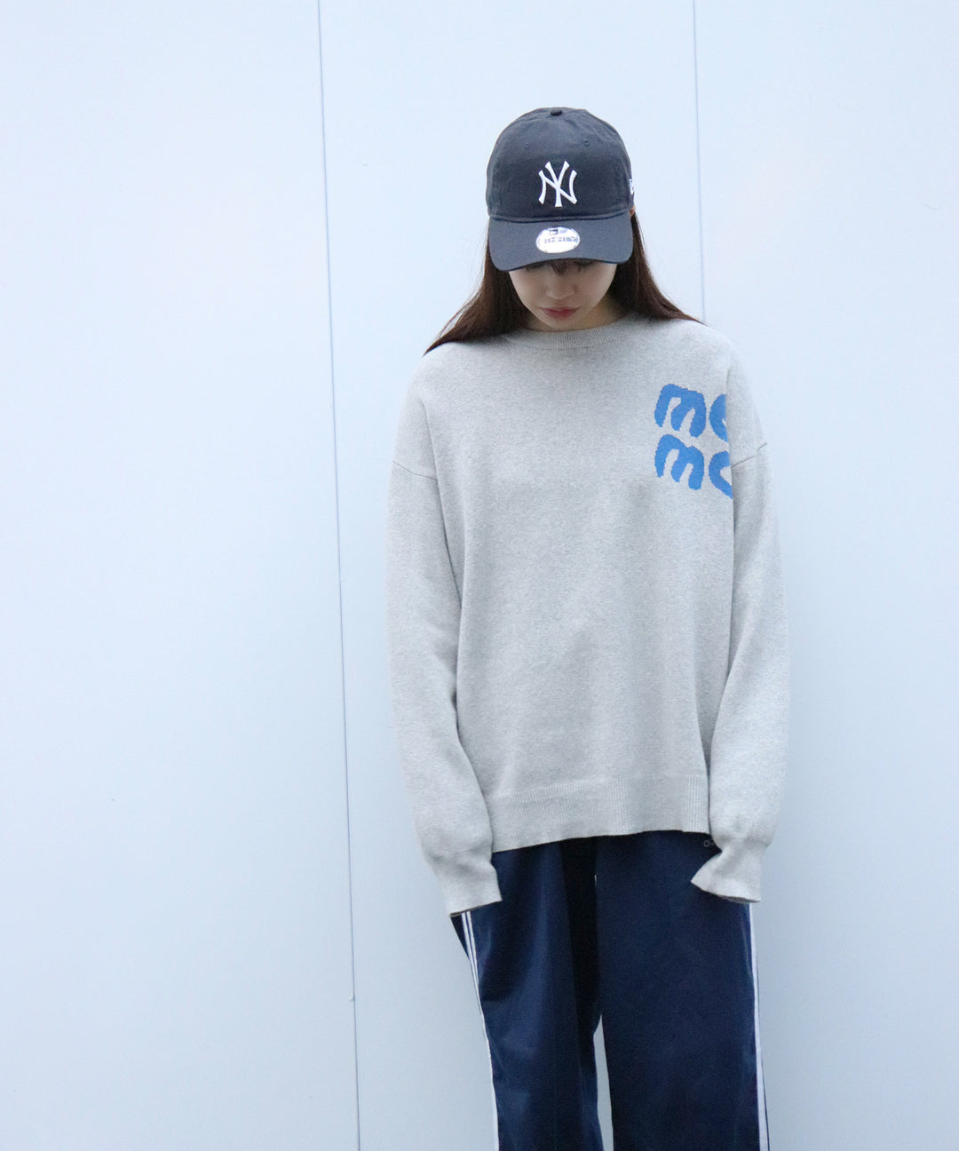STICKER LOGO KNIT PULLOVER