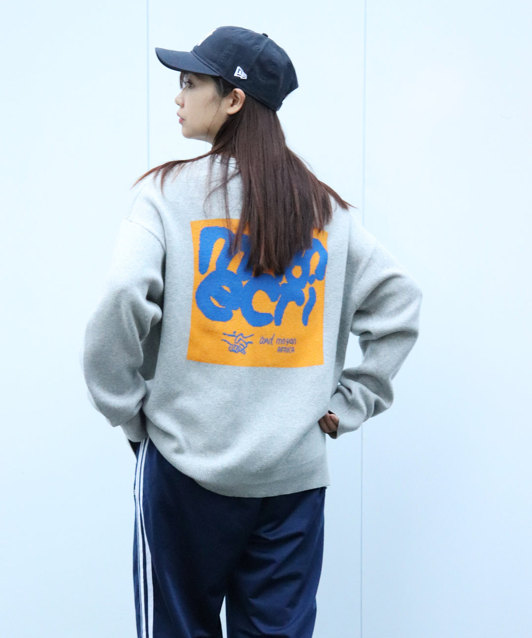 STICKER LOGO KNIT PULLOVER