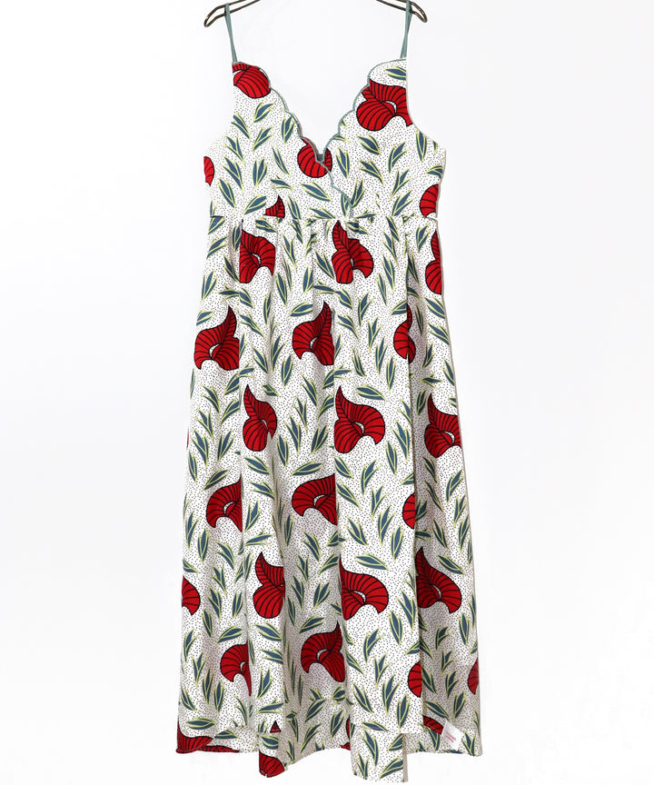 Africa Scallop Dress