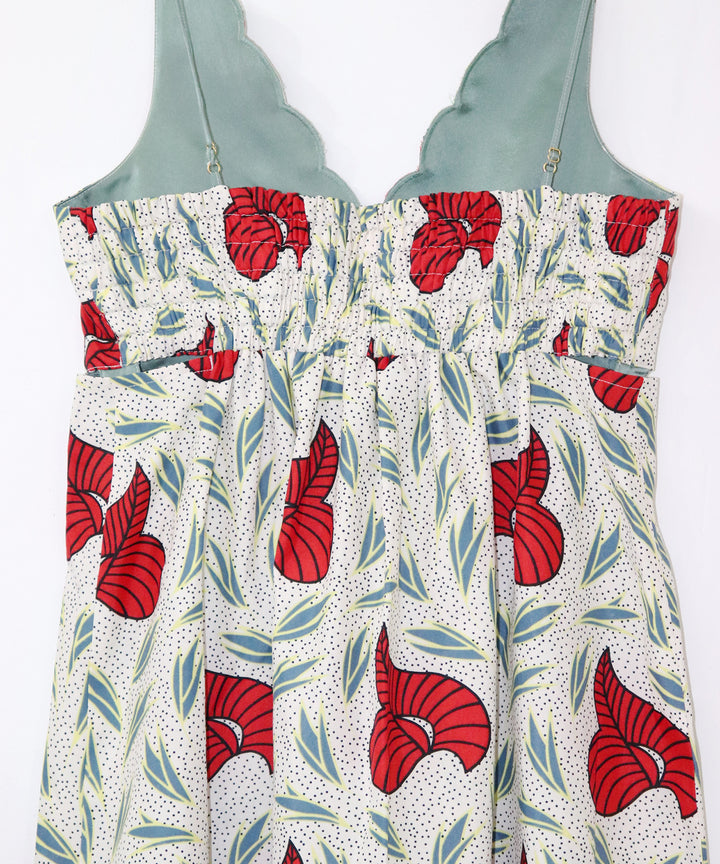 Africa Scallop Dress
