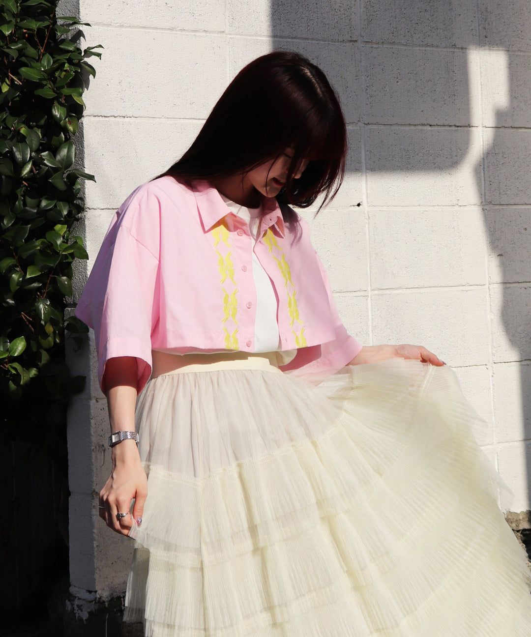 lucky charm motif multiway shirt