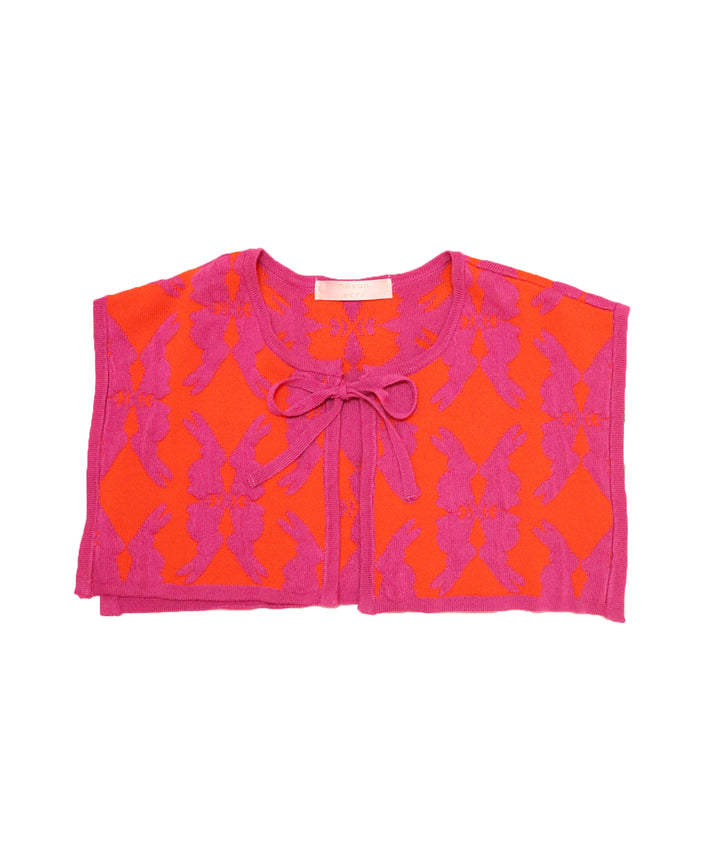 lucky charm motif knit Attache collar