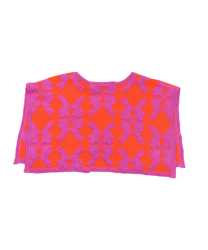 lucky charm motif knit Attache collar