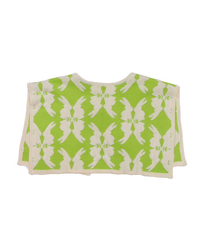 lucky charm motif knit Attache collar