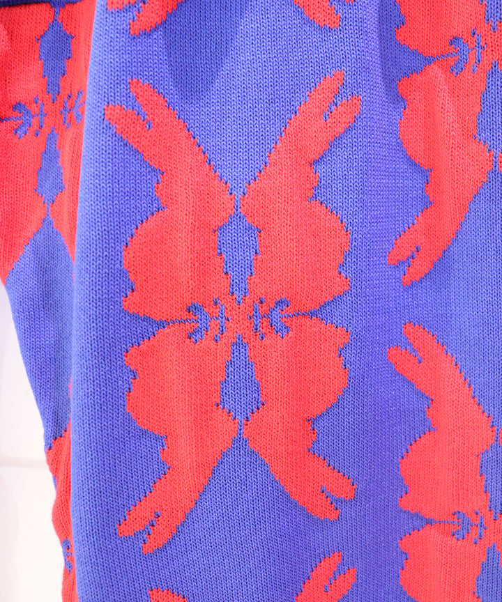 lucky charm motif multi way knit pants