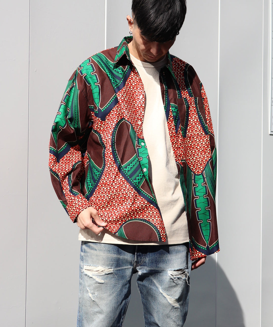 AFRICA OVER SHIRT