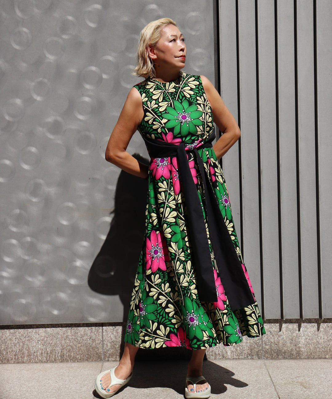 AFRICA BACK OPEN DRESS