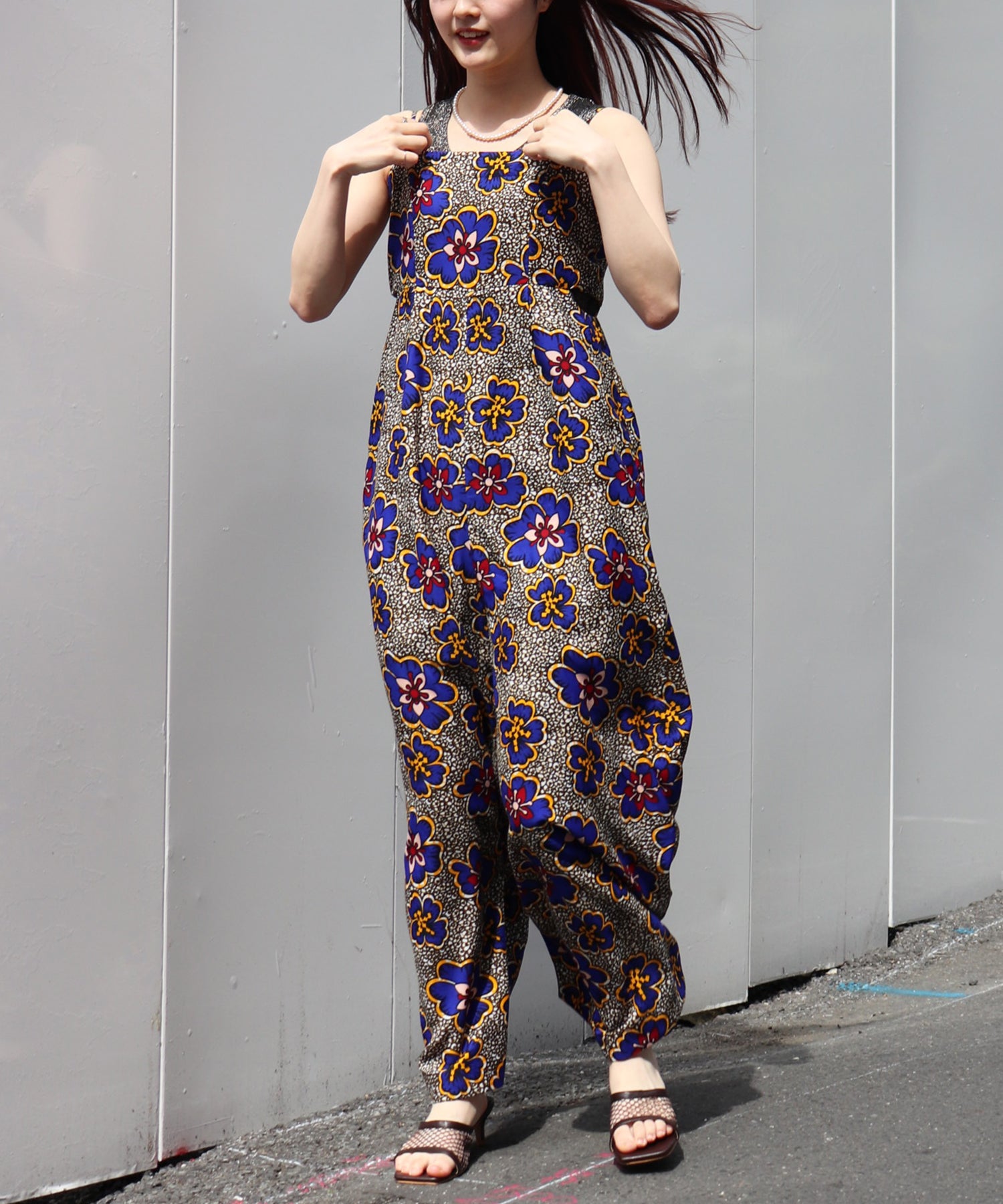 サロペット・オーバーオール・オールインワン Africa jump suits moyan AFRICA AFRICA JUMP SUITS – moyan ecri