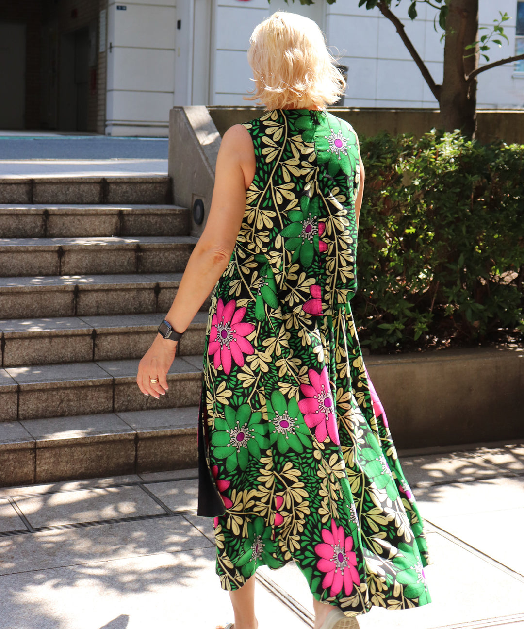 AFRICA BACK OPEN DRESS