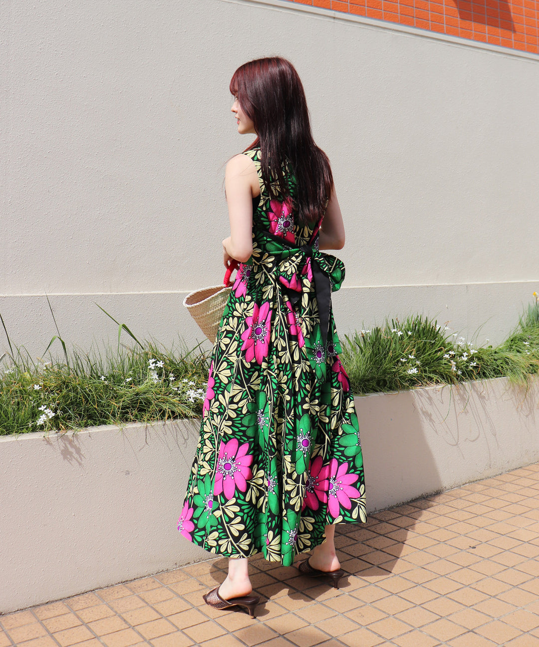 AFRICA BACK OPEN DRESS