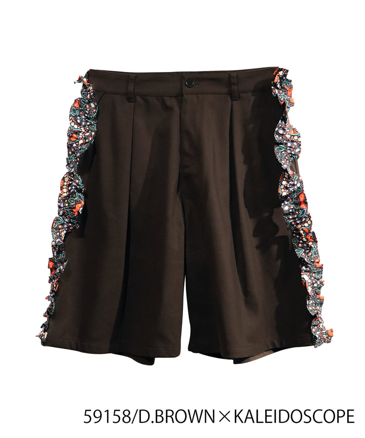 SIDE FRILL MIDDLE PANTS