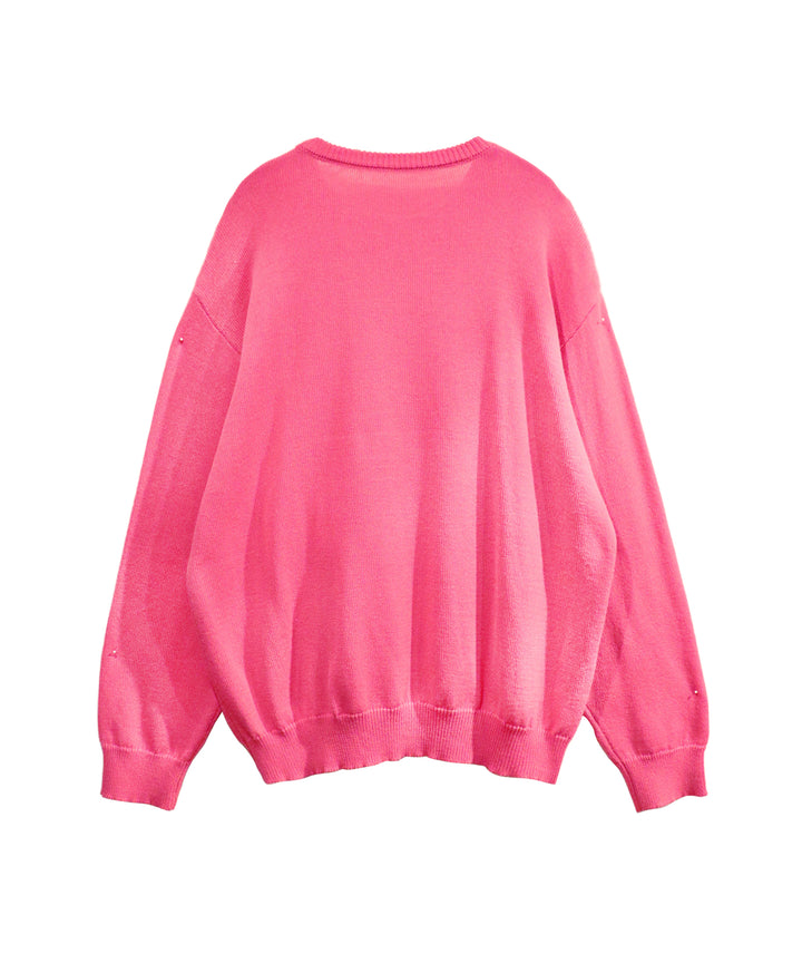 AFRICA FRINGE FRAME KNIT PULLOVER