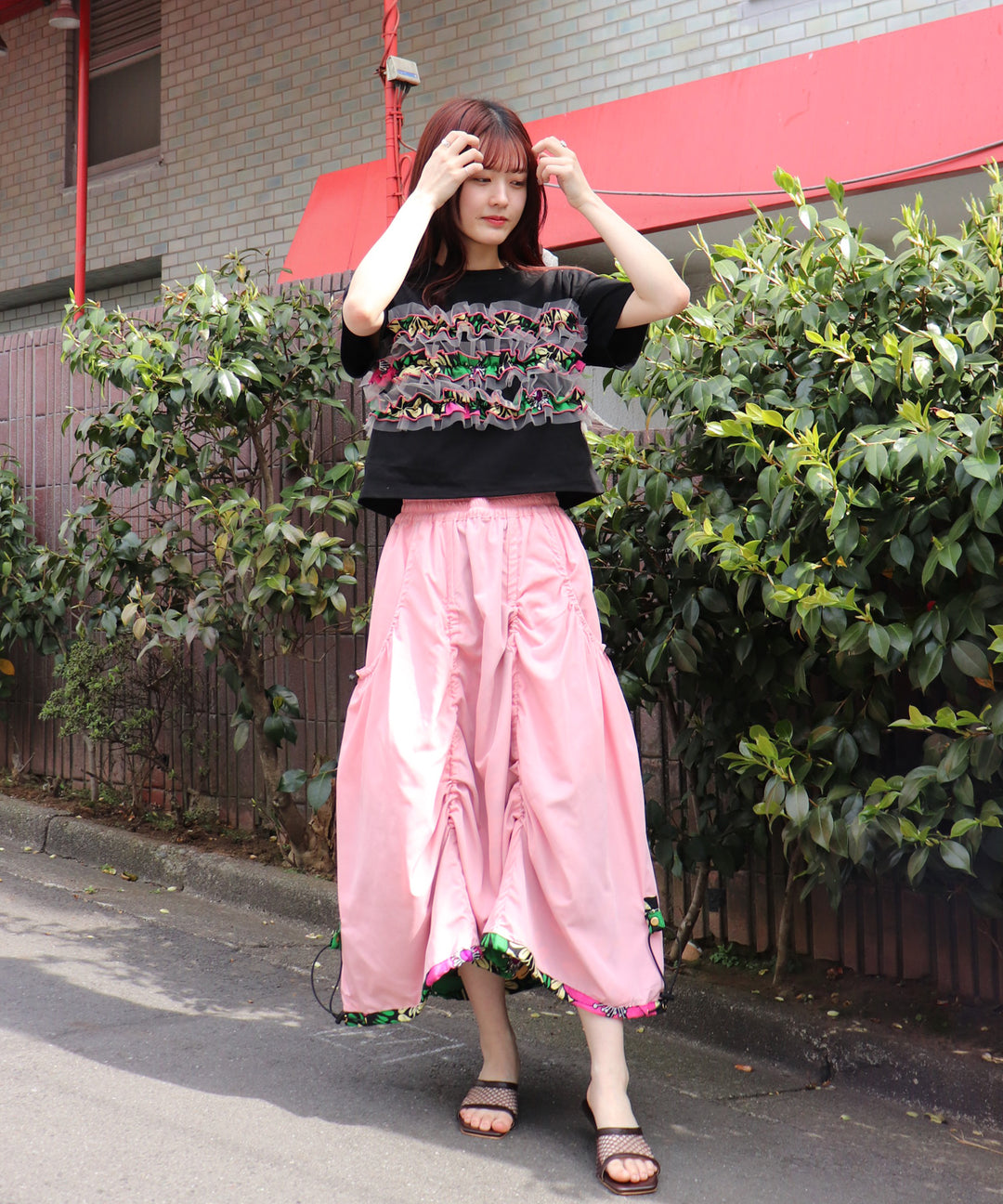 AFRICA REVERSIBLE DREWSTRING SKIRT