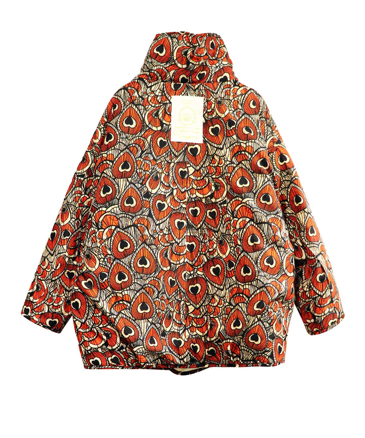 Super high neck reversible blouson