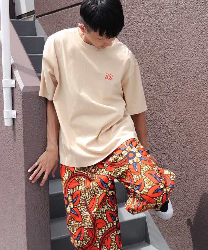 with smileパッチ刺繍Tシャツ