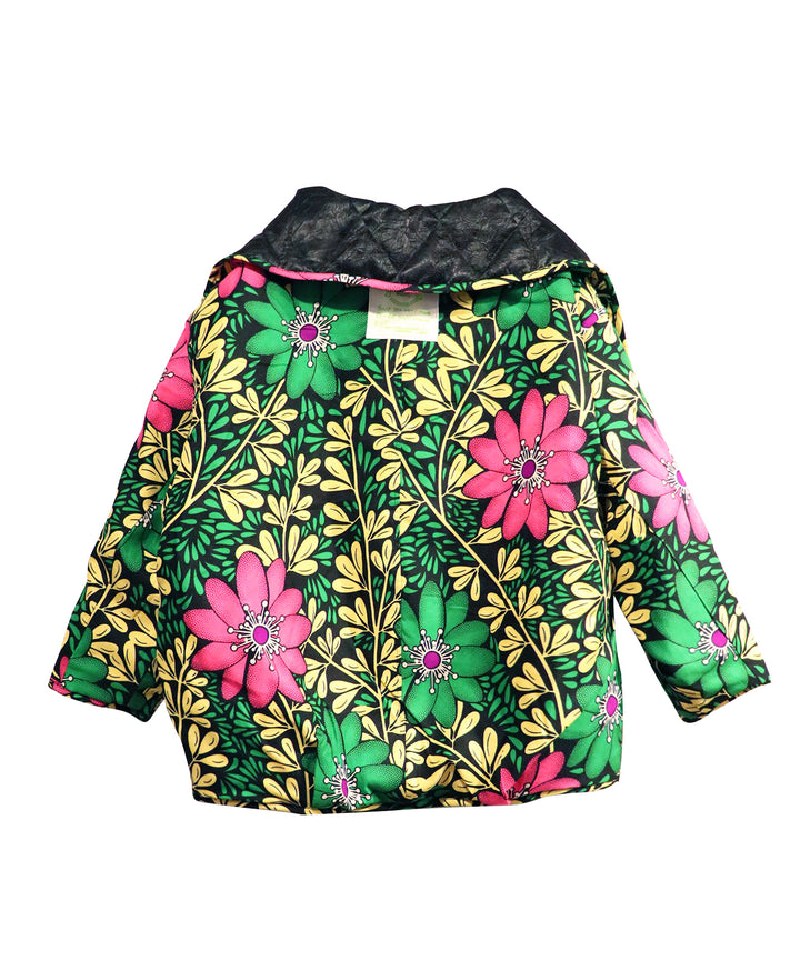 Super high neck reversible blouson