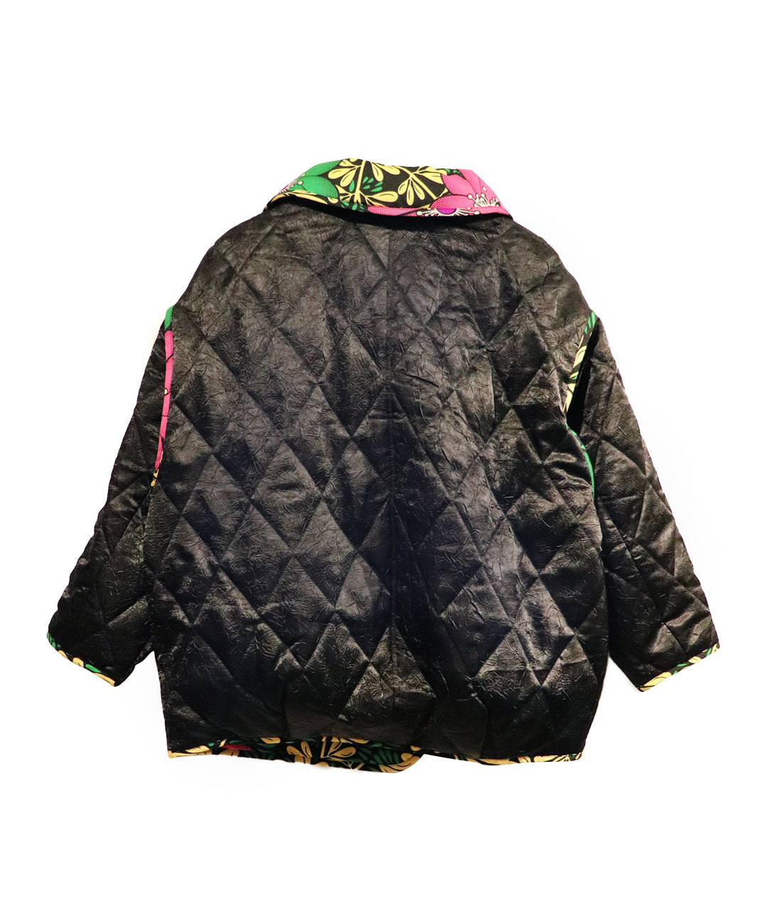 Super high neck reversible blouson