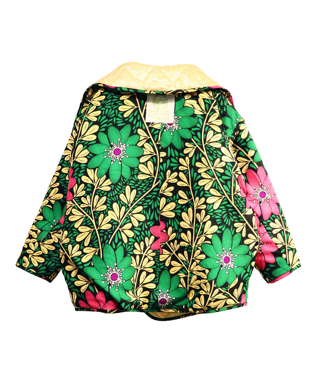 Super high neck reversible blouson