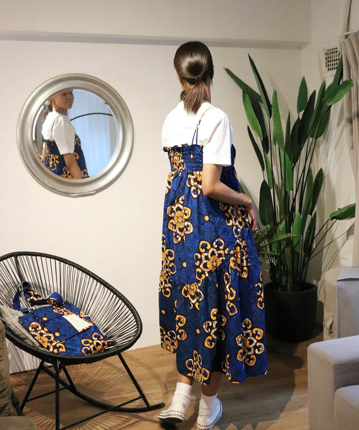 Africa tiered cami dress