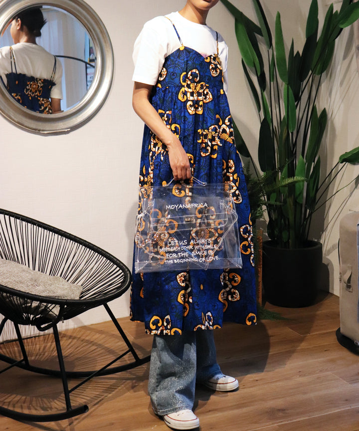 Africa tiered cami dress