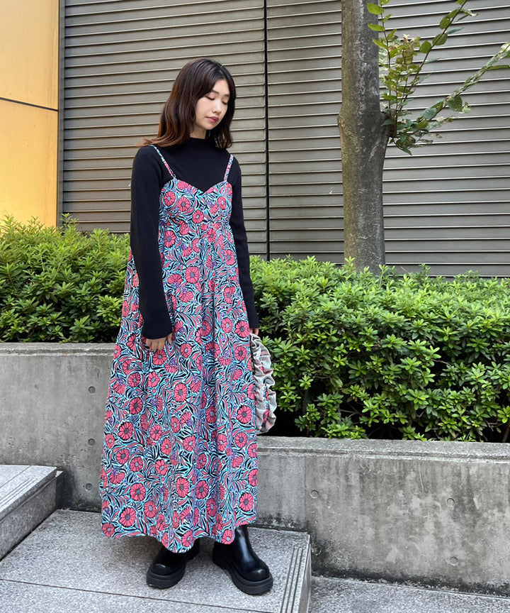Africa Tiered cami dress(AFRICAN DAISY)