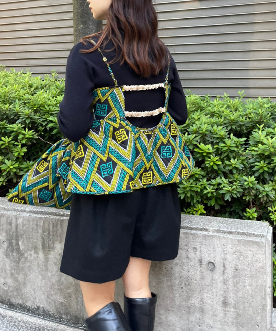Africa Reversible Quilt Bustier