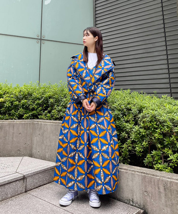 Africa Piping reversible quilt jacket【B】