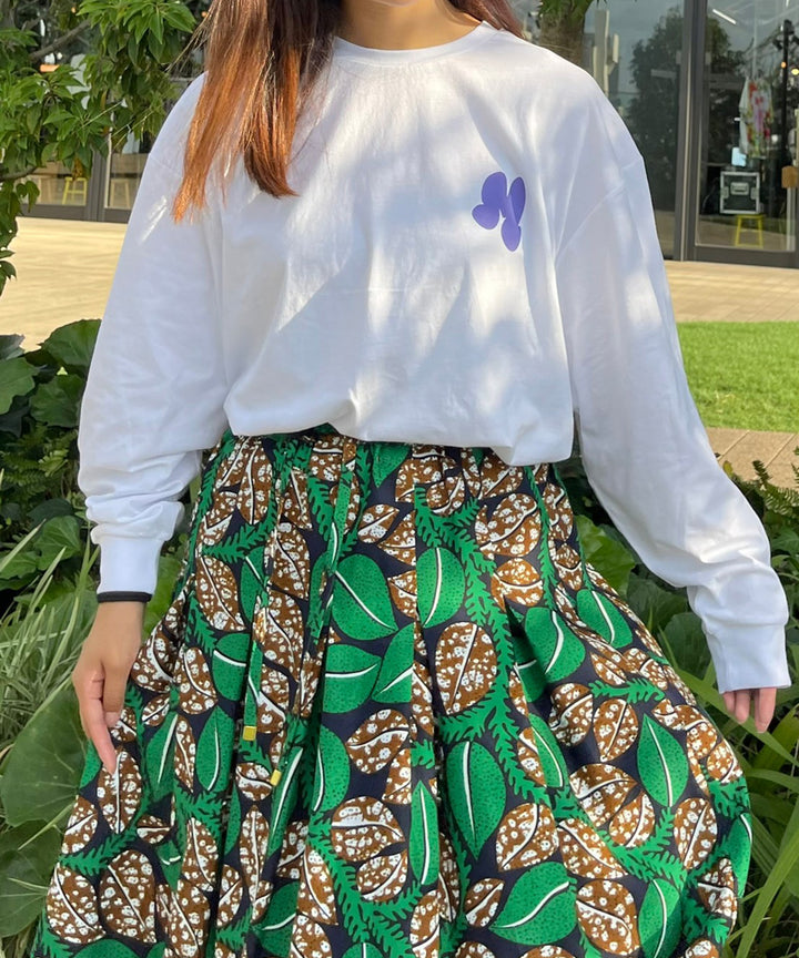 ”moyan"graphic Long Tshirt