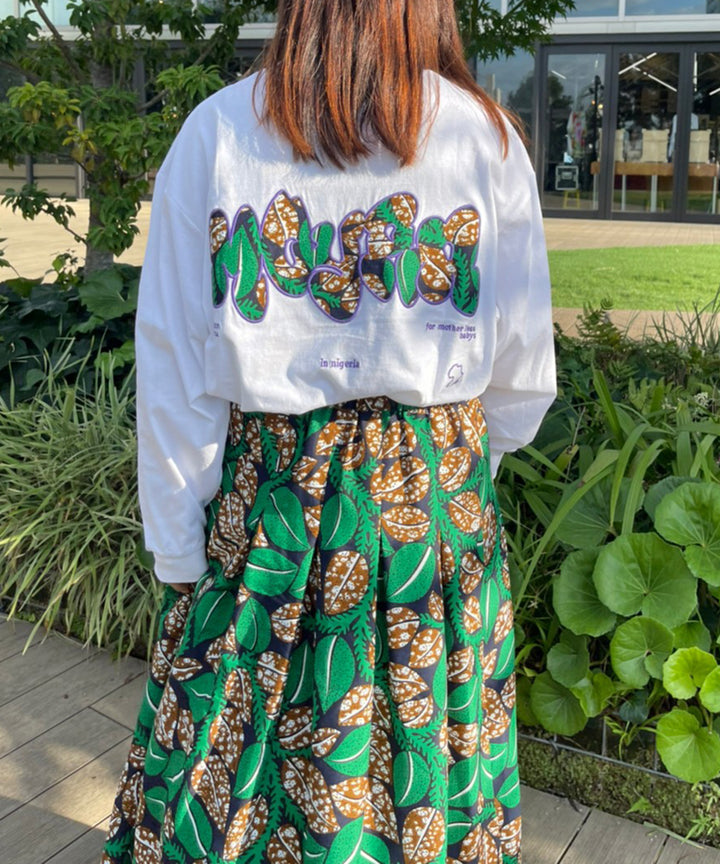 ”moyan"graphic Long Tshirt