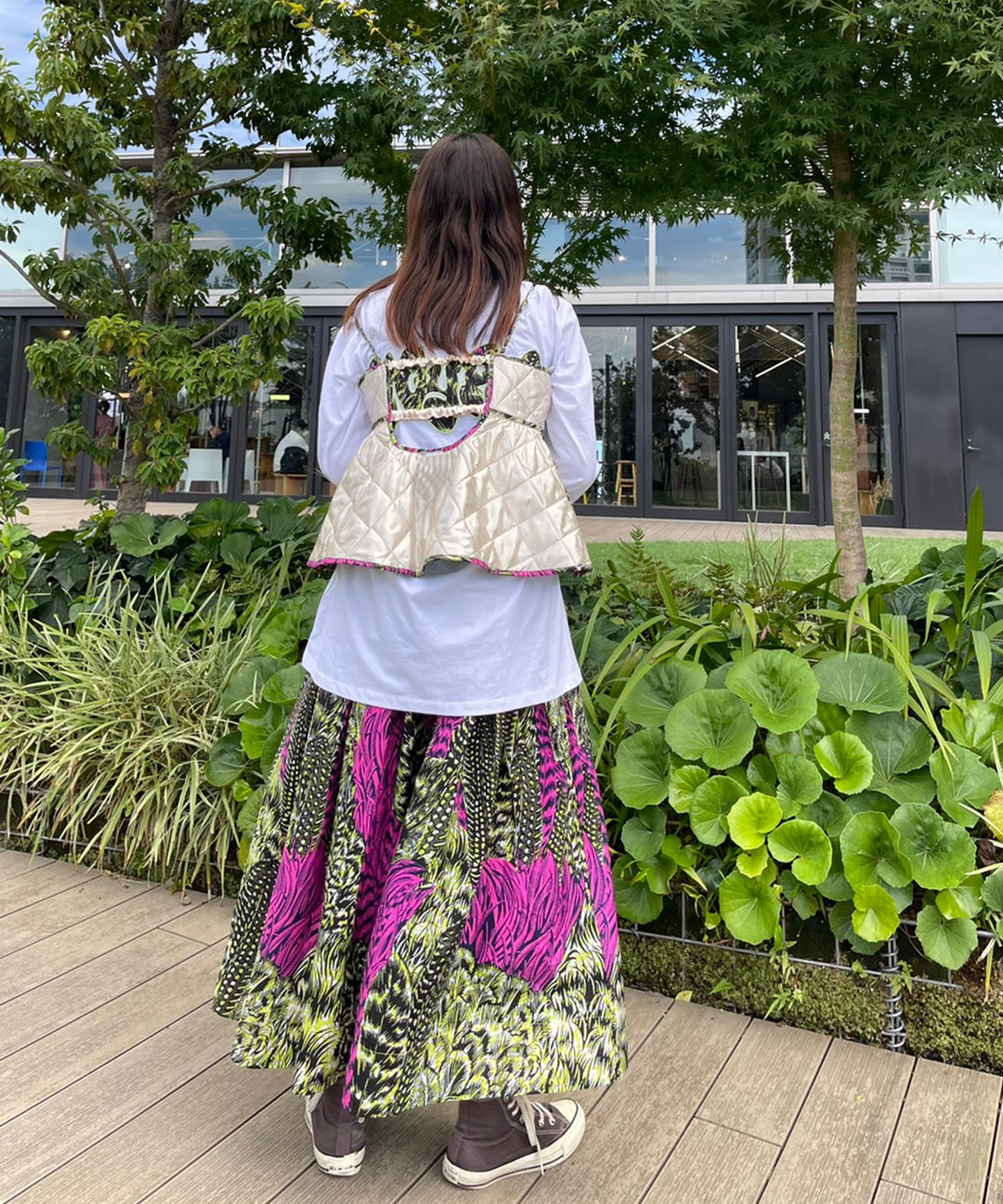 Africa Reversible Quilt Bustier