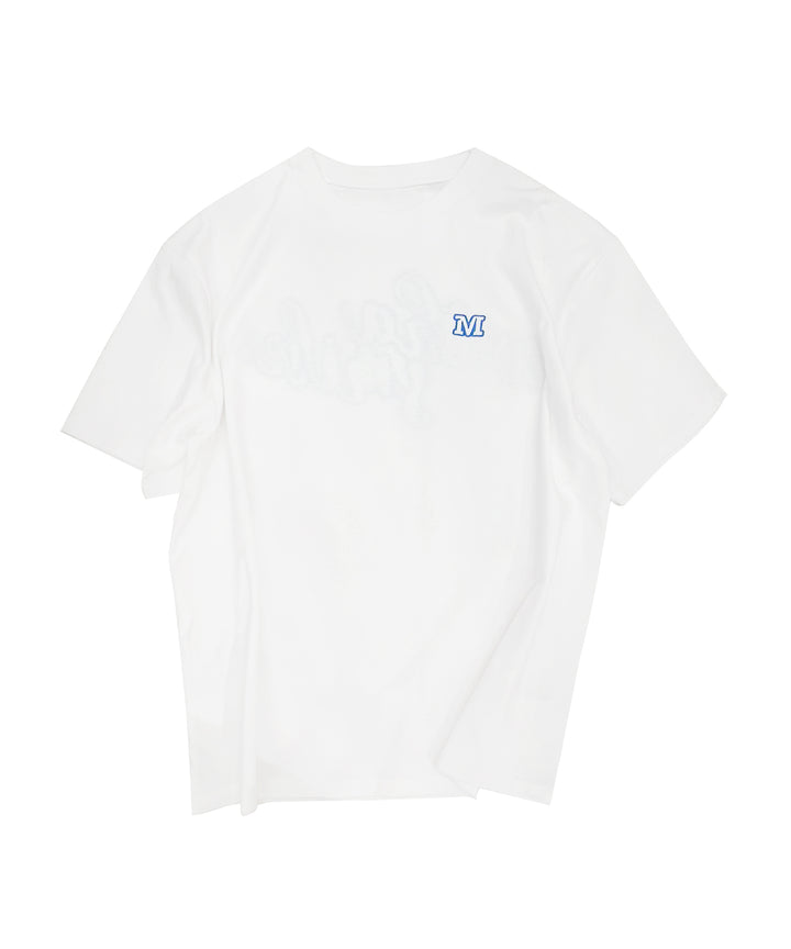 with smileパッチ刺繍Tシャツ