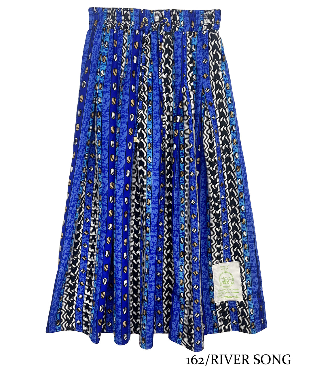 Africa tuck flare skirt-8