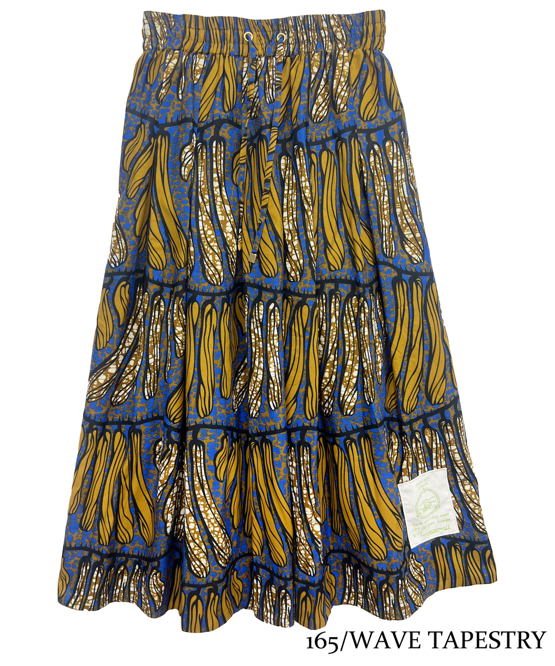 Africa tuck flare skirt-8