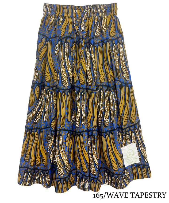 Africa tuck flare skirt-8