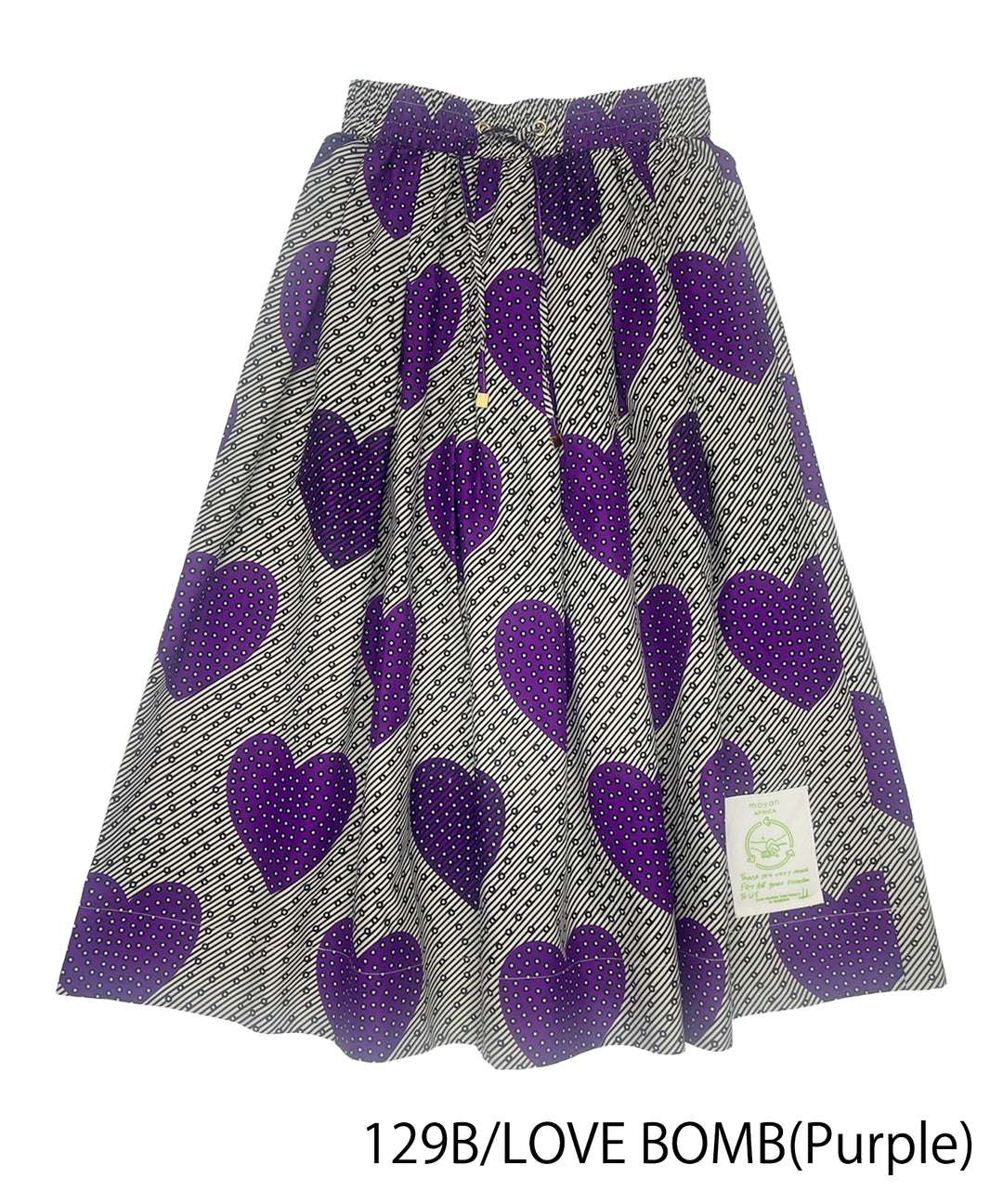 Africa tuck flare skirt -9