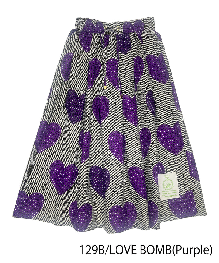 Africa tuck flare skirt -9