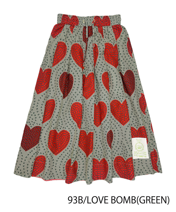 Africa tuck flare skirt -9