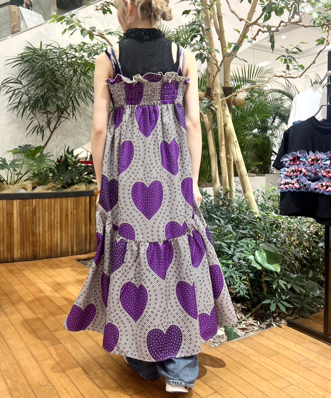 Africa tiered cami dress -3
