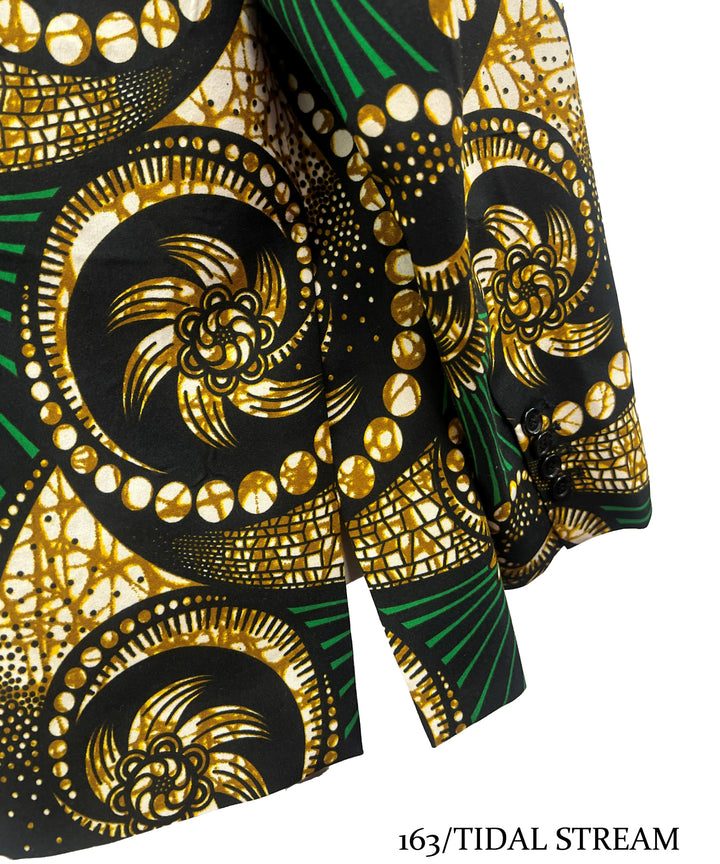 Africa peaked lapel double jacket-7