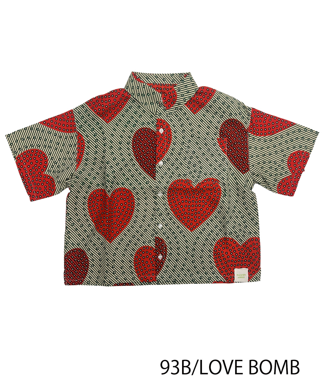 【KIDS】 AFRICA HARF SLEEVE SHIRTS