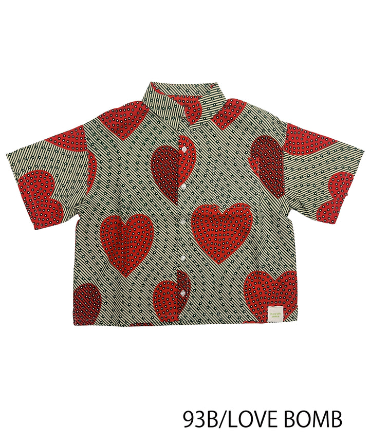 【KIDS】 AFRICA HARF SLEEVE SHIRTS