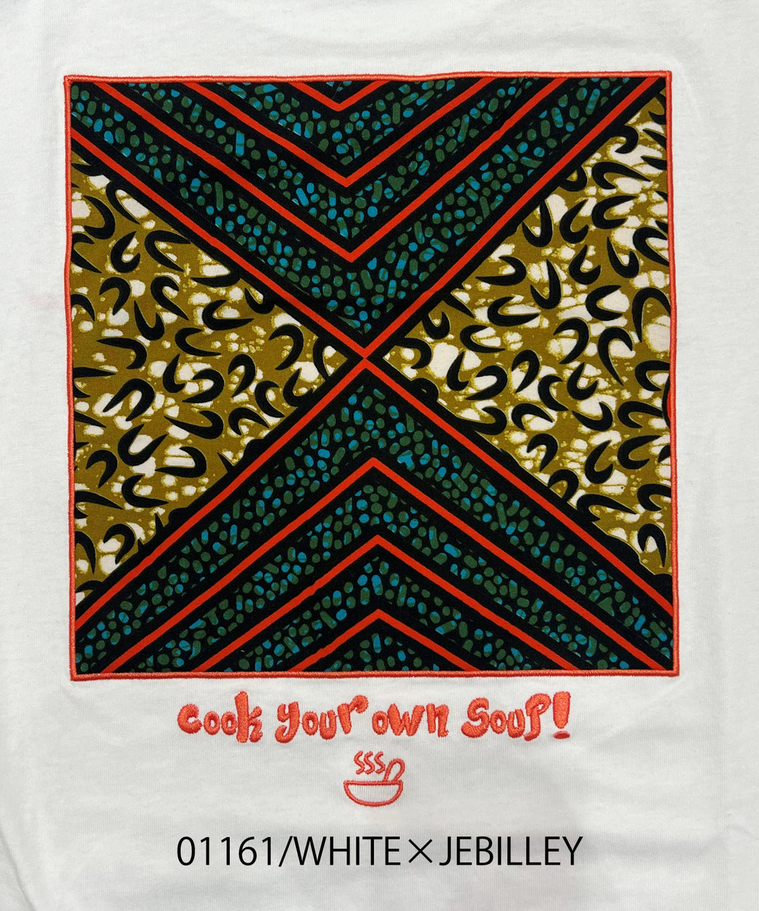 SOUPバックパッチ刺繍T-shirt