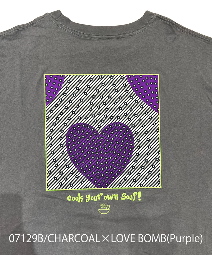 SOUPバックパッチ刺繍T-shirt