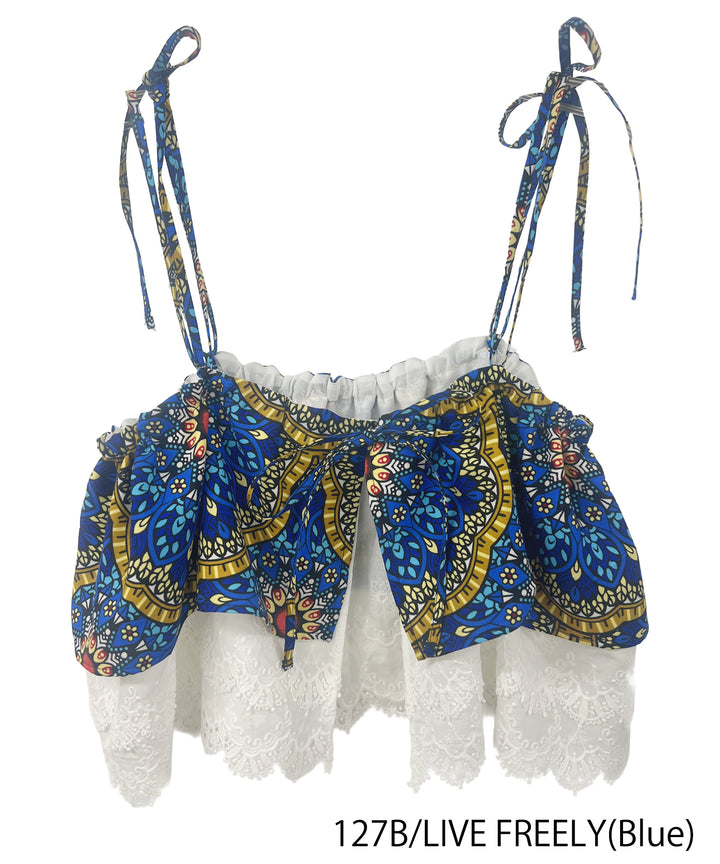 multiway lace bustier & short pants