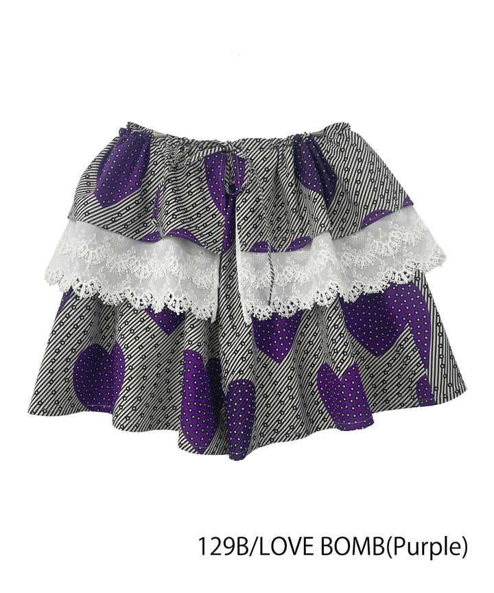 multiway lace bustier & short pants