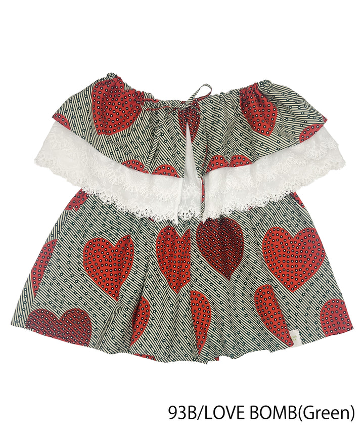 multiway lace bustier & short pants