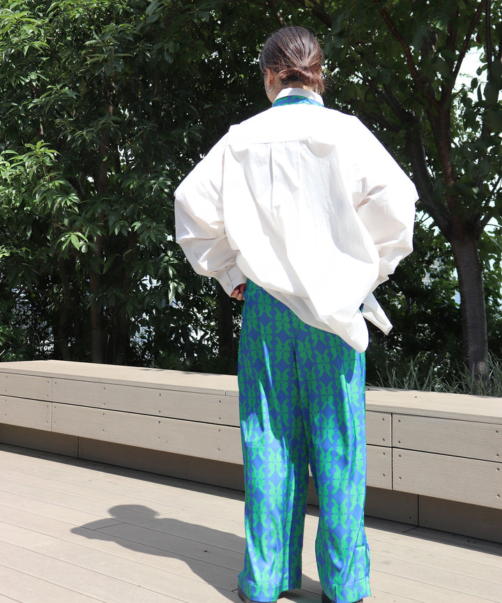 lucky charm print pants(静電気防止機能付き)