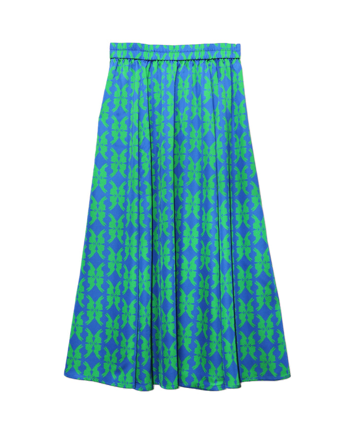 lucky charm print flare skirt(静電気防止機能付き)